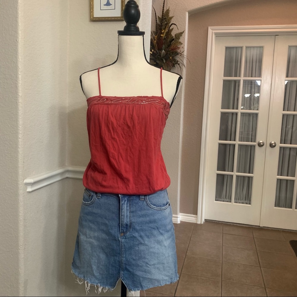 American Eagle outfitters red halter top Size SP